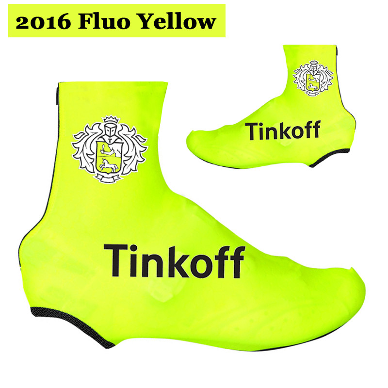 2016 Saxo Bank Tinkoff Cubre zapatillas amarillo (2)